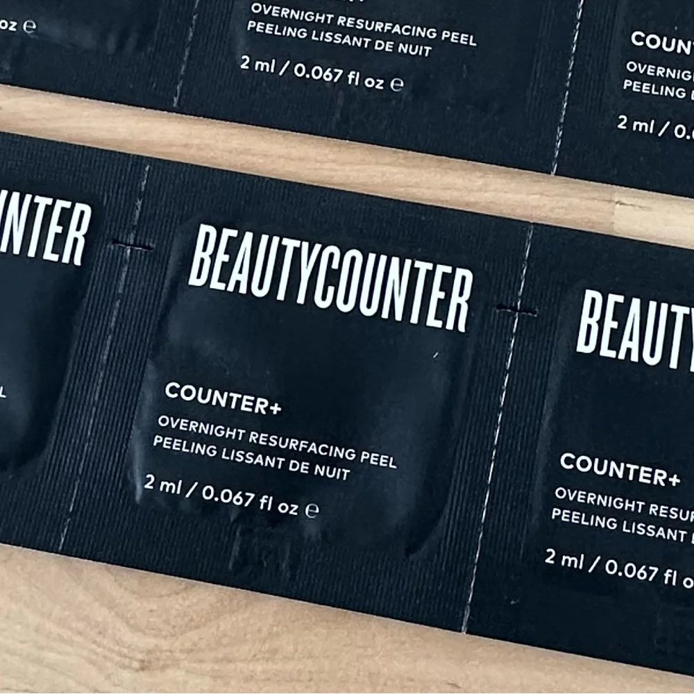 Beautycounter Counter+ Overnight Resurfacing Peel Packets (set of 12)